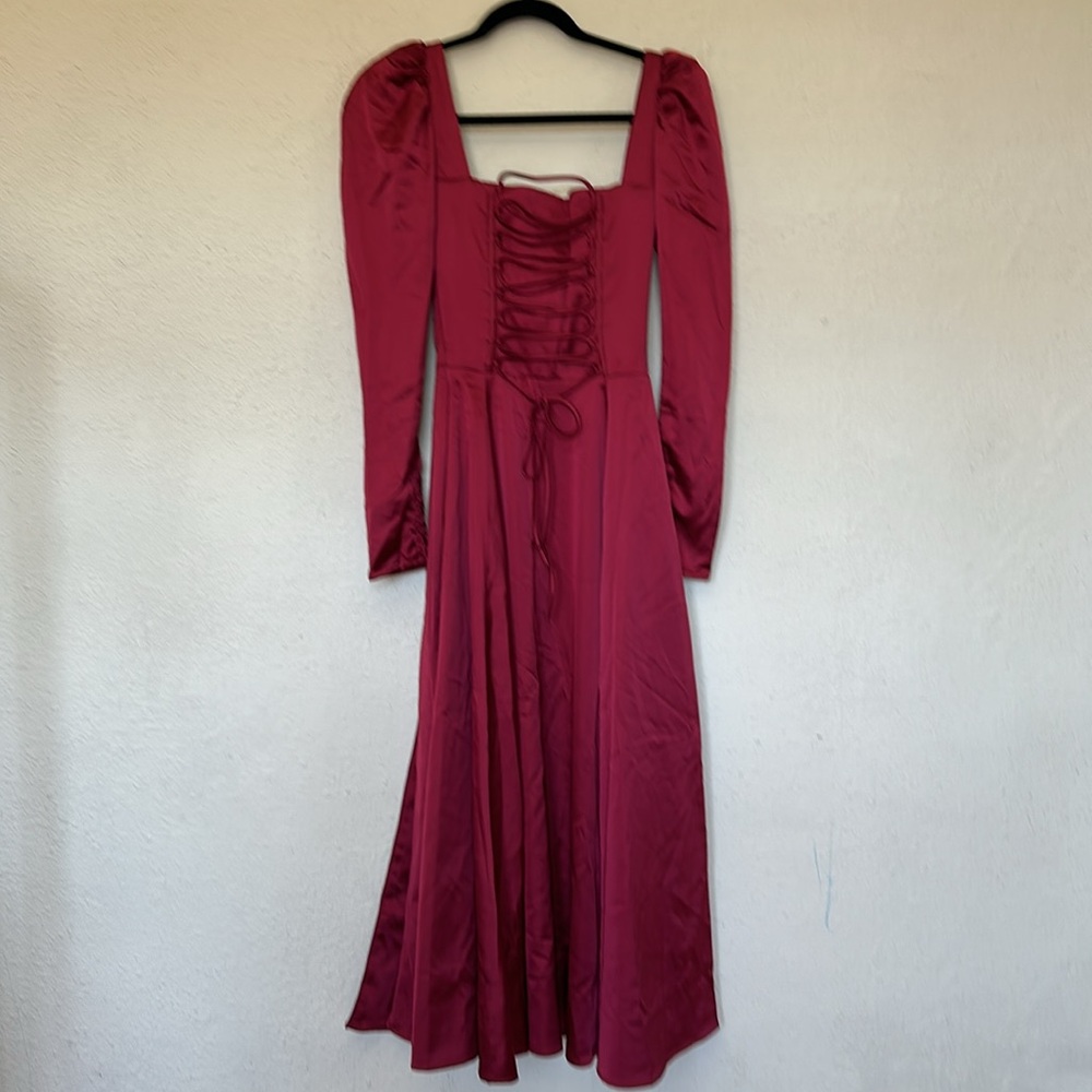 HOUSE OF CB 'Sebille' Ruby Corset Midi Dress NWOT size XS - Picture 11 of 13